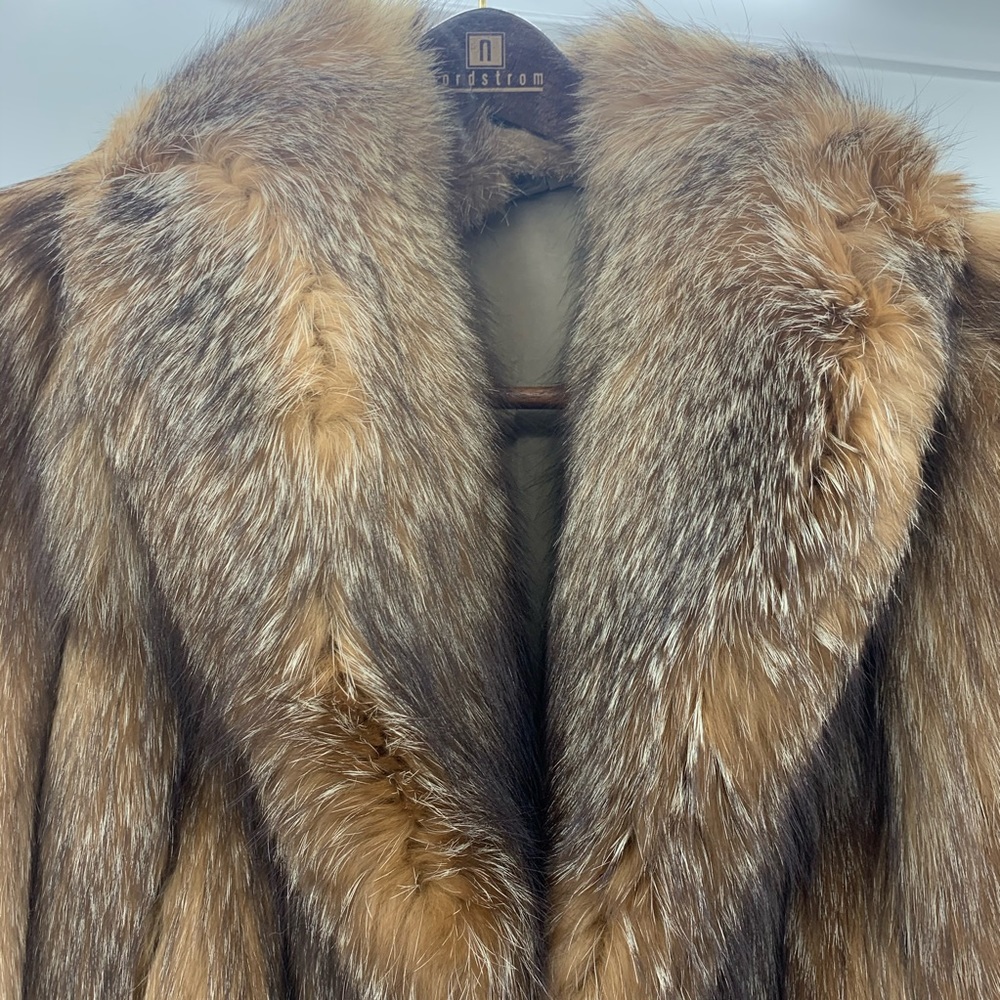 Crystal Fox Fur full length John Ross original S-8